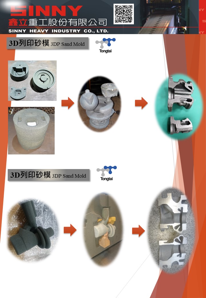 3D列印砂模製程